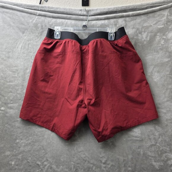 Baleaf Men’s XL Workout Shorts Red Stretch - Picture 5 of 13